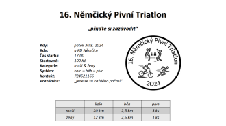 16. Němčický Pivní Triatlon