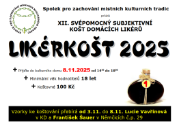 Likérkošt 8. 11. 2025