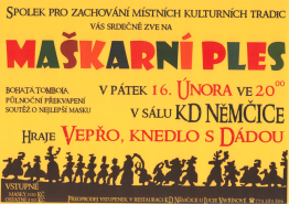Maškarní ples 16. 2. 2024