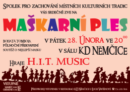 Maškarní ples 28. 2. 2025
