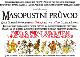 Masopustní průvod 17. 2. 2024