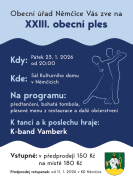 Obecní ples 23. 1. 2026
