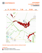 Odstávka elektřiny 31. 10. 2023