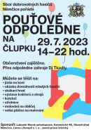 Pouťové odpoledne na Člupku 29. 7. 2023