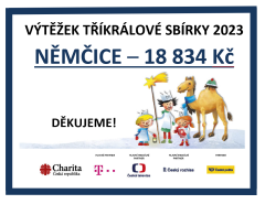 Výtěžek Tříkrálové sbírky 2023