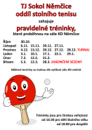 Tréninky stolní tenis 2024/2025