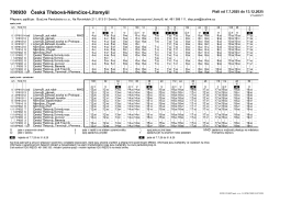 Výlukový jízdní řád od 7. 7. do 31. 12. 2025