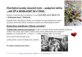 Charitativní prodej vázaných kytic 26. 6. 2025