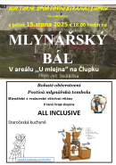 Mlynářský bál 15. 8. 2025