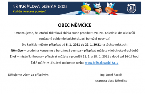 Tříkrálová sbírka 2021