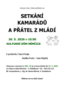 Setkání kamarádů a přátel z mládí 30. 5. 2026