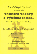 Taneční večery s výukou tance
